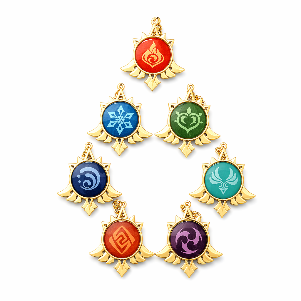 Genshin Impact Mondstadt Vision Keychain Geo