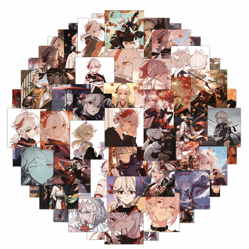 Kaedehara Kazuha Stickers: Customize & Durable Default