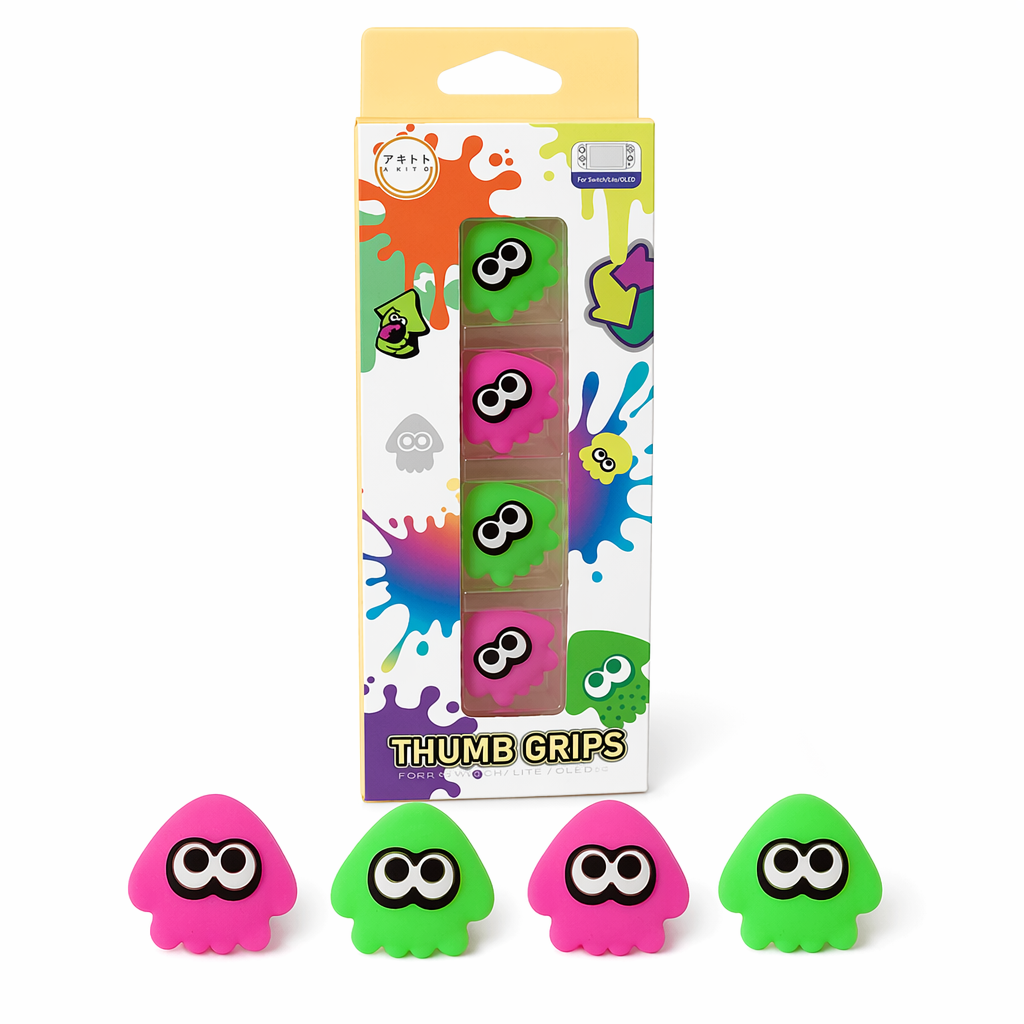 Cute Squid Switch Thumb Grips for Gaming E