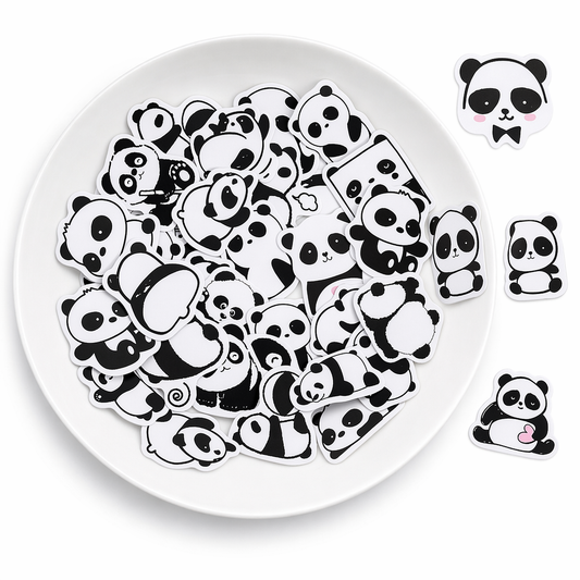 45PCS Panda Stickers for Creative Crafts Default