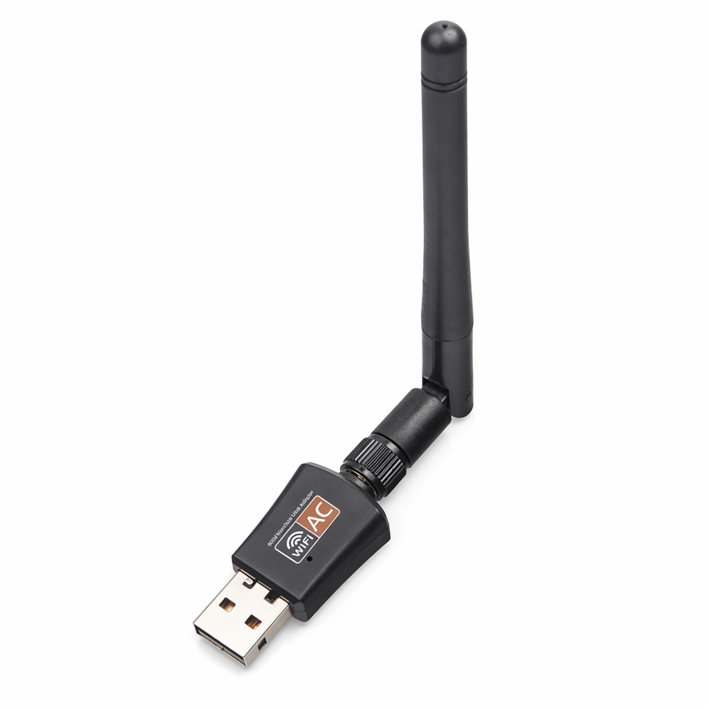 Two-Frequency Wireless USB Dongle Antenna
