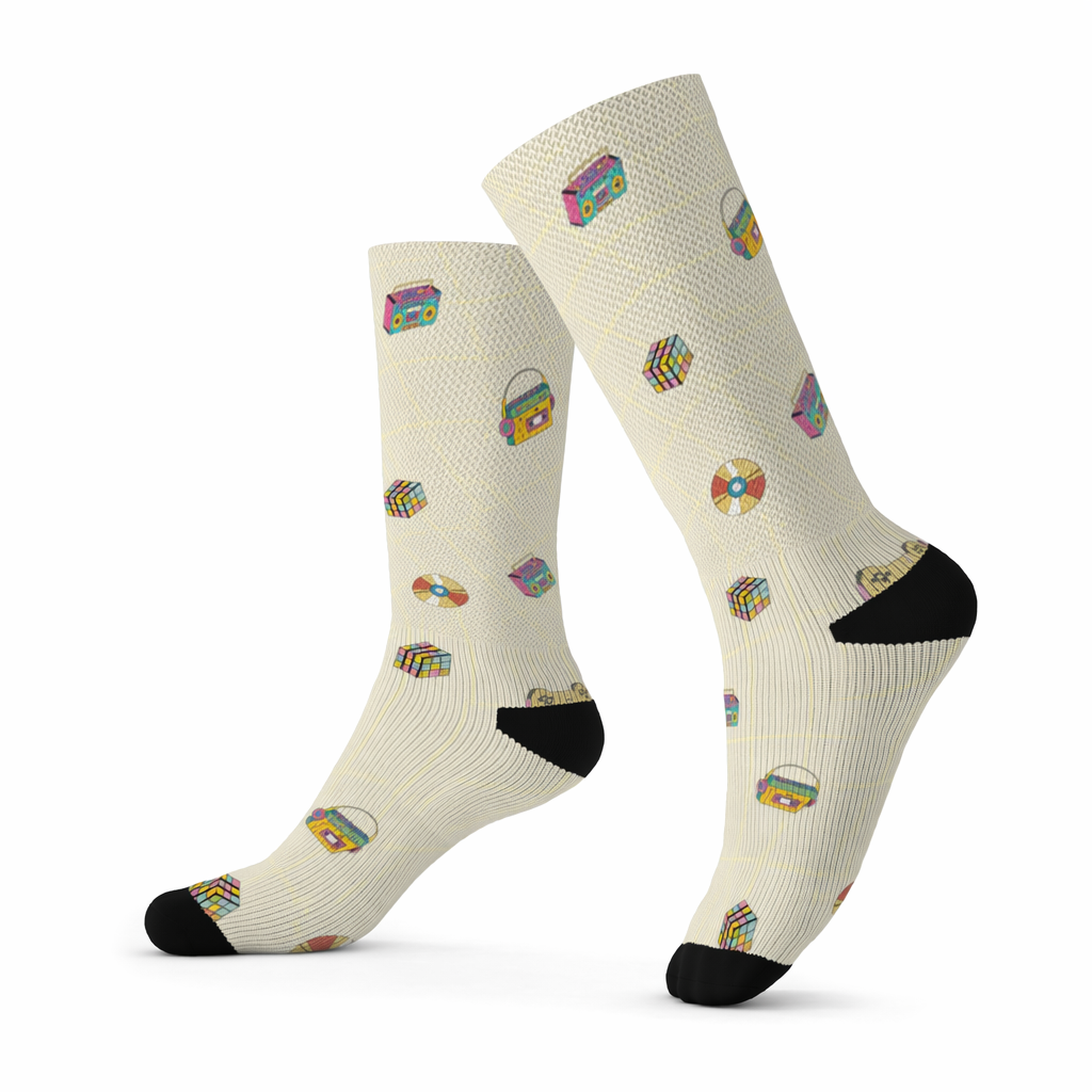 Fun Socks with a Retro Gaming Twist Default