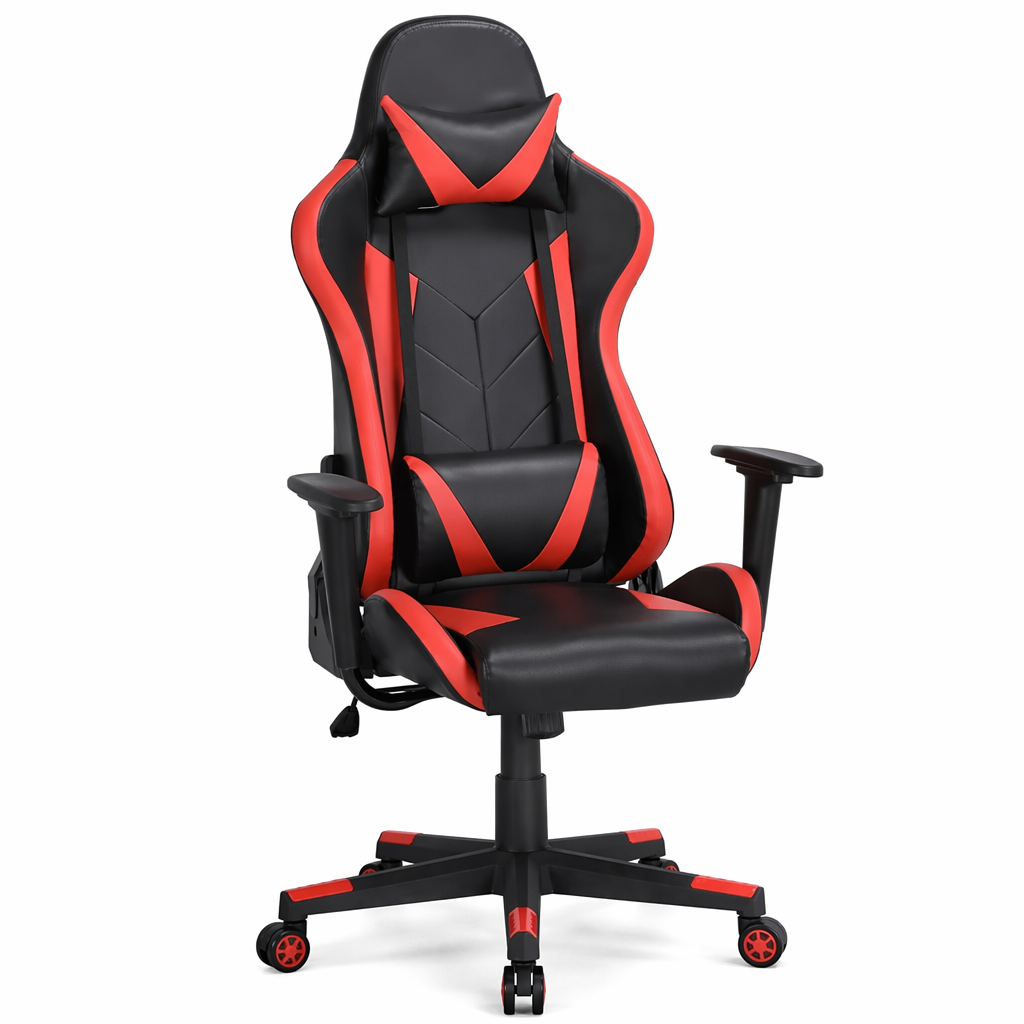 Dragon Ninja Gaming Recliner Chair for Computers Red