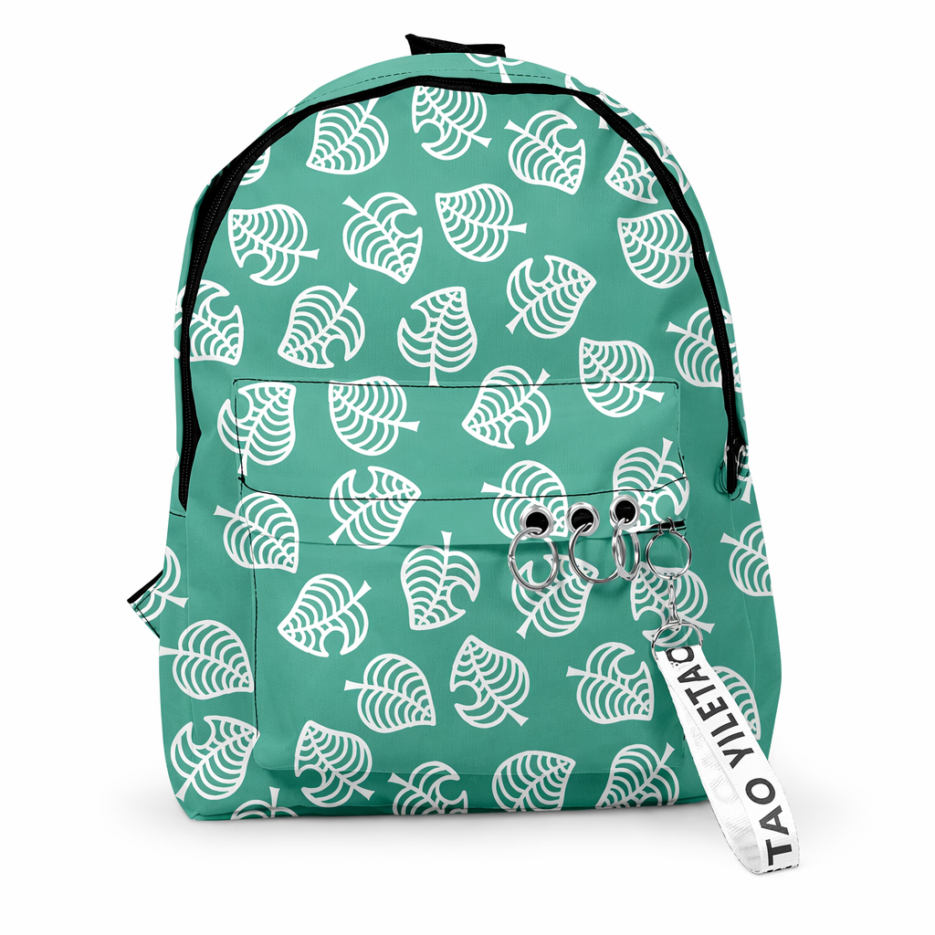ACNH Leaf Backpack: Cute & Durable B