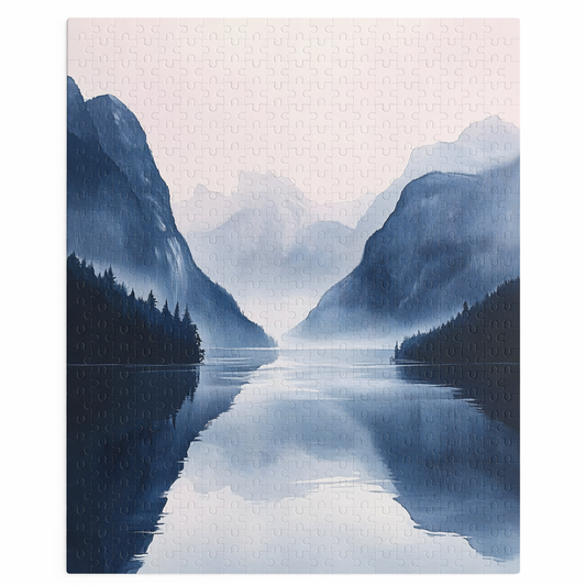 Mountain Landscape Puzzle with 500 Pieces Default