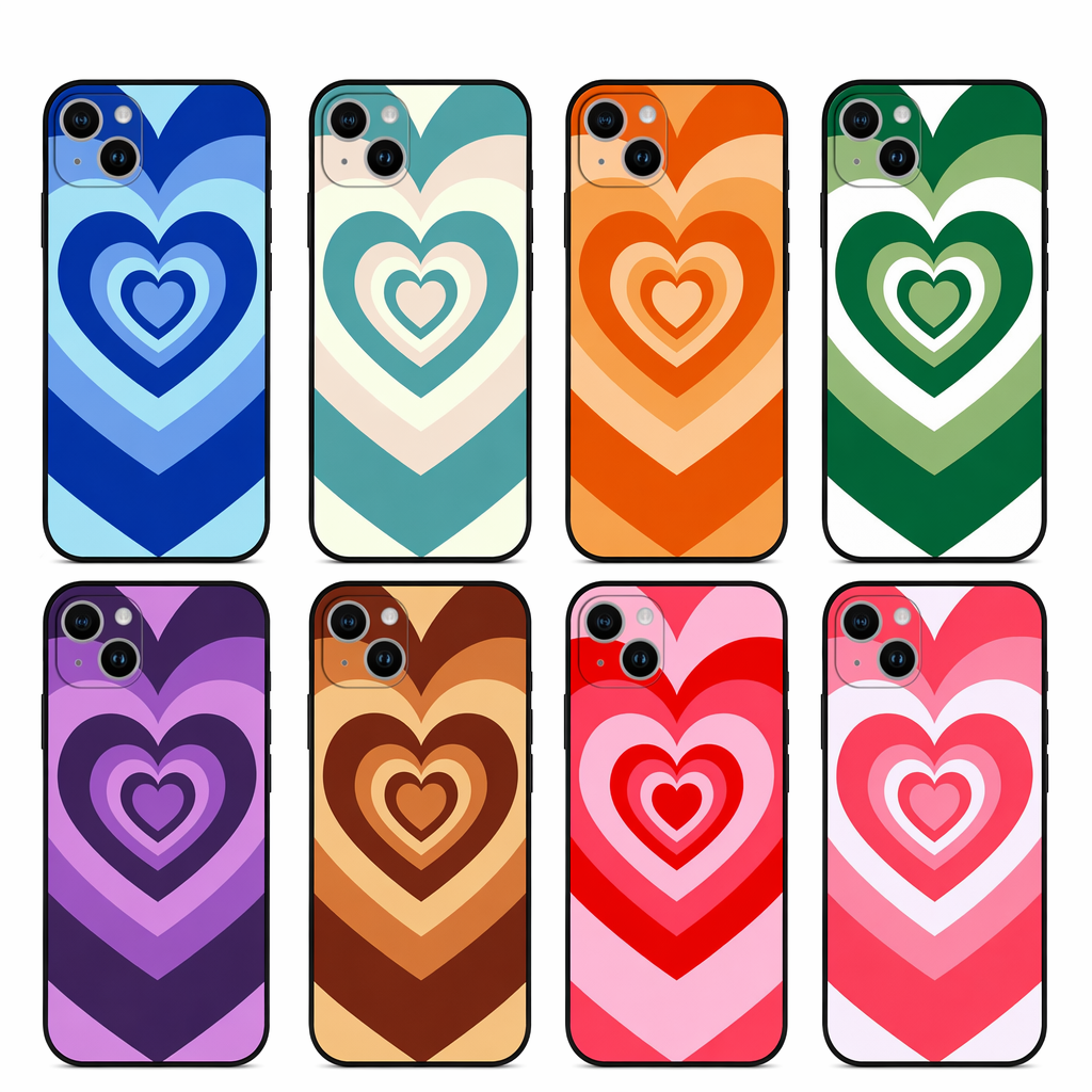 Heart iPhone Case with Custom Fit Default