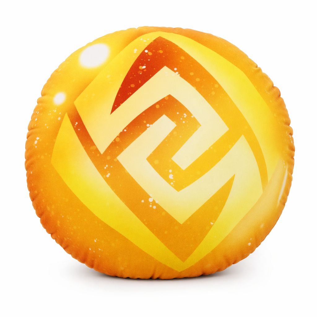 Genshin Impact Plush Cushion with Elements Geo