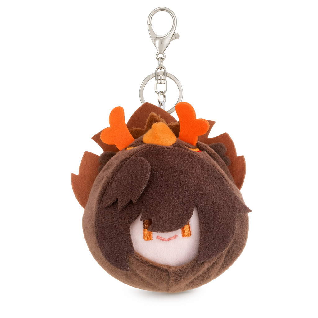 Chibi Genshin Impact Plush Keychain Zhongli