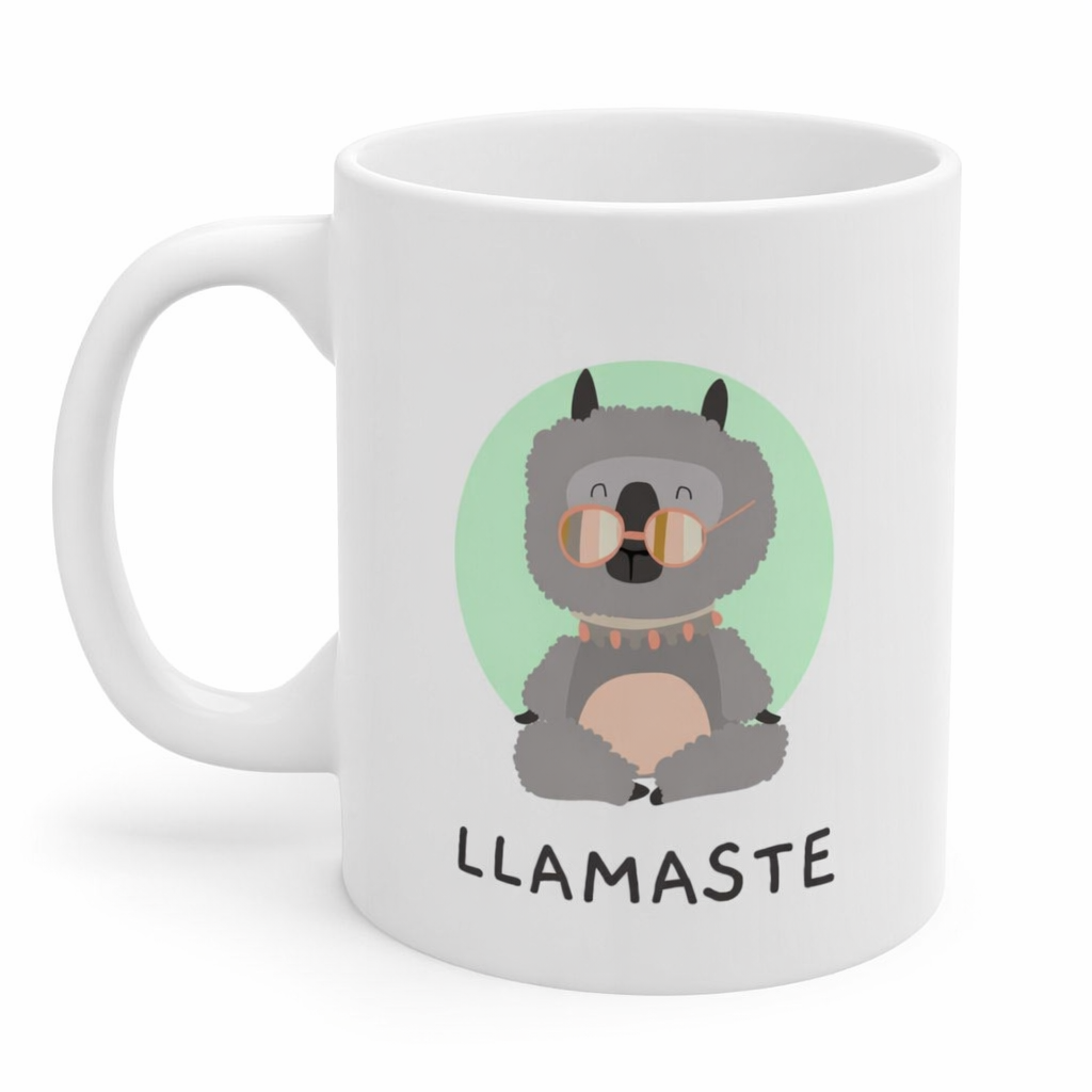 Yoga Mug with LLAMASTE Design Default
