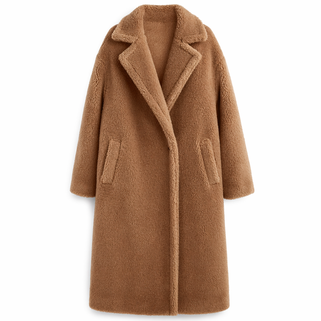 Faux Fur Teddy Overcoat for Women Default
