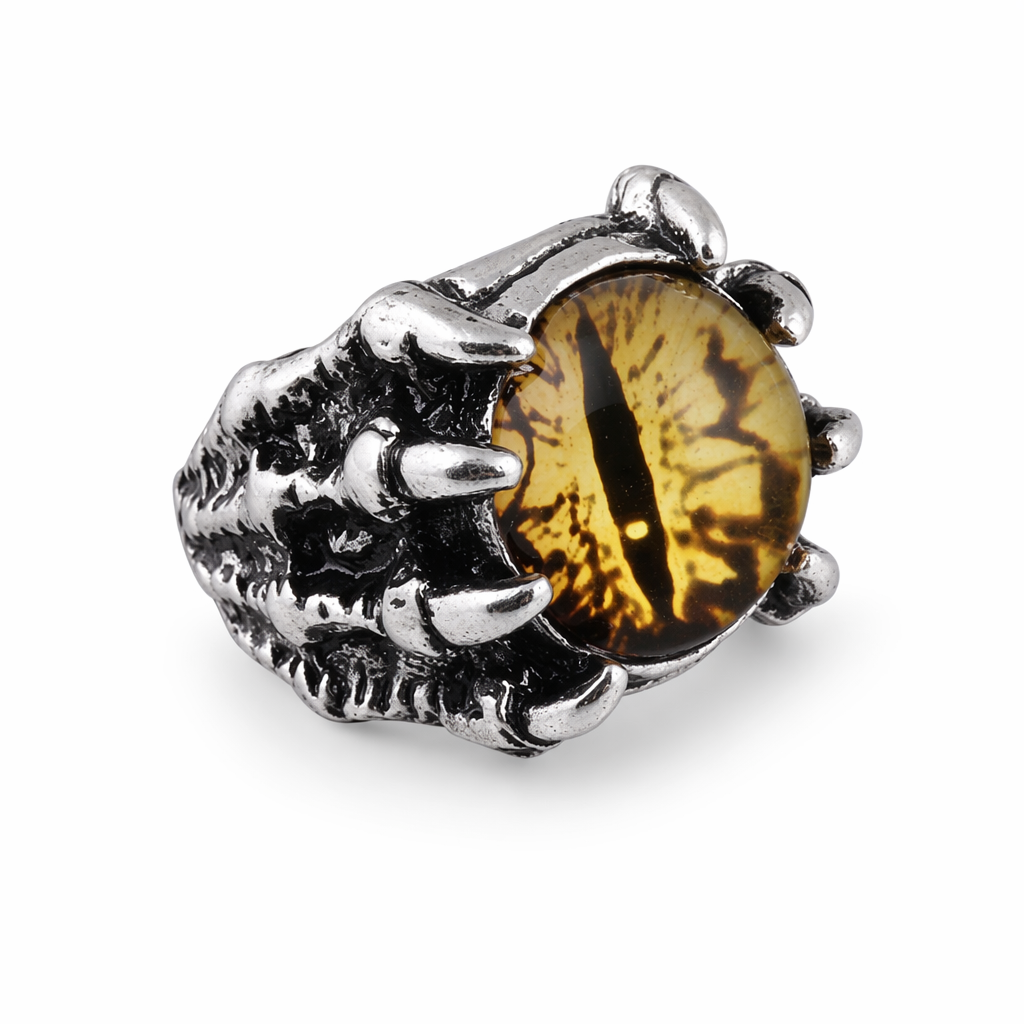 Eye-Emblazoned Claw Ring 1