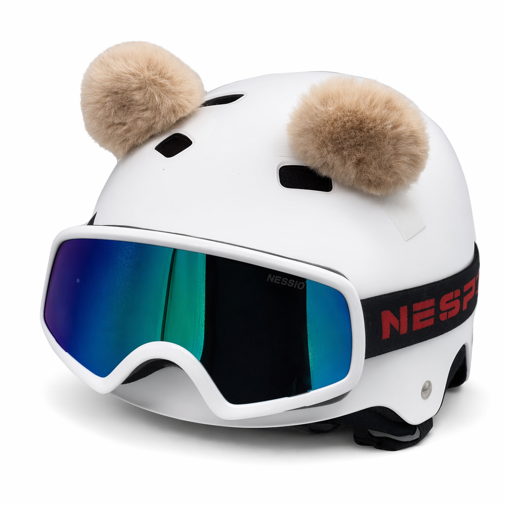 Helmet Rizz - Plush Bear Ears Ornaments D