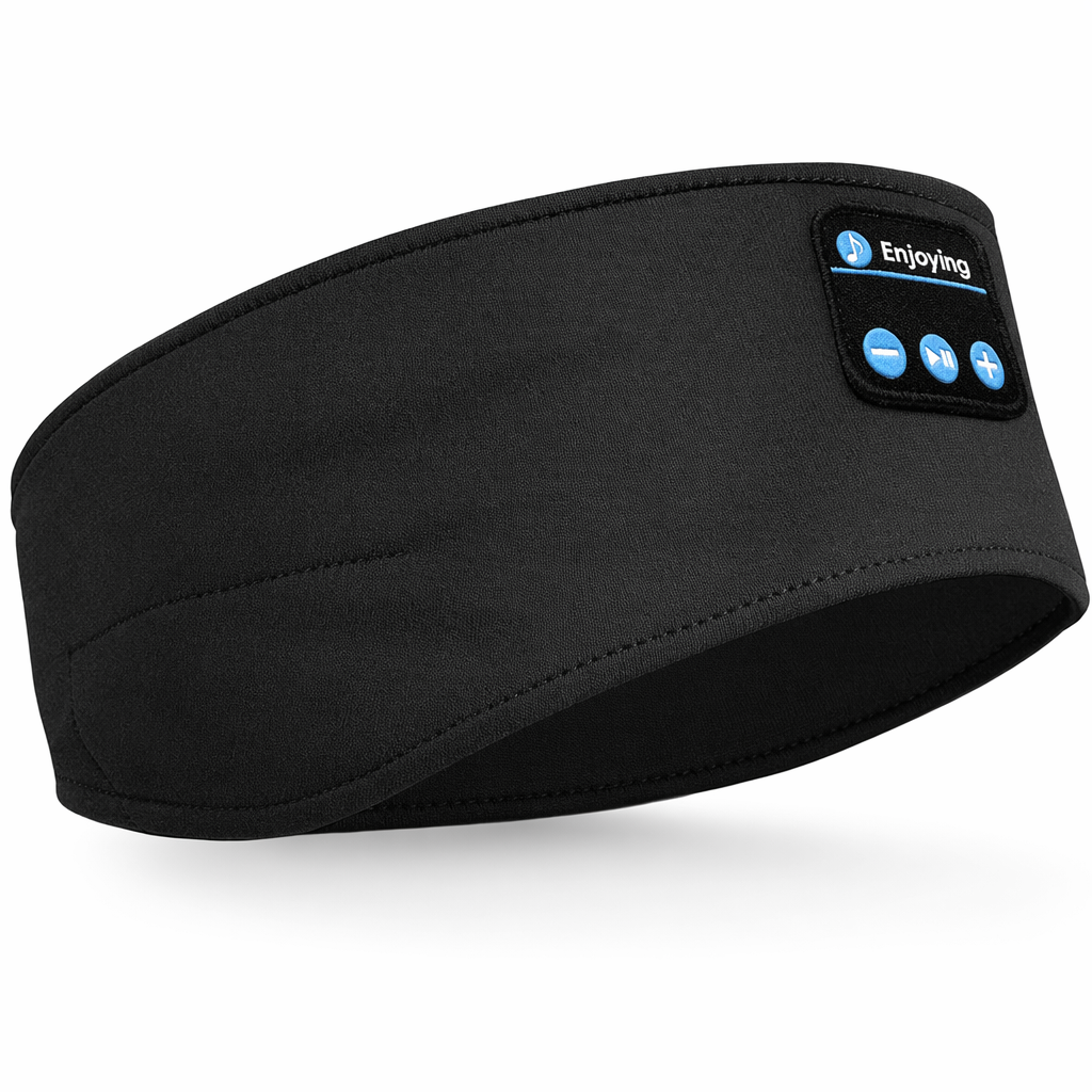 Comfortable Headband Sleep Headphones with Speakers Gray