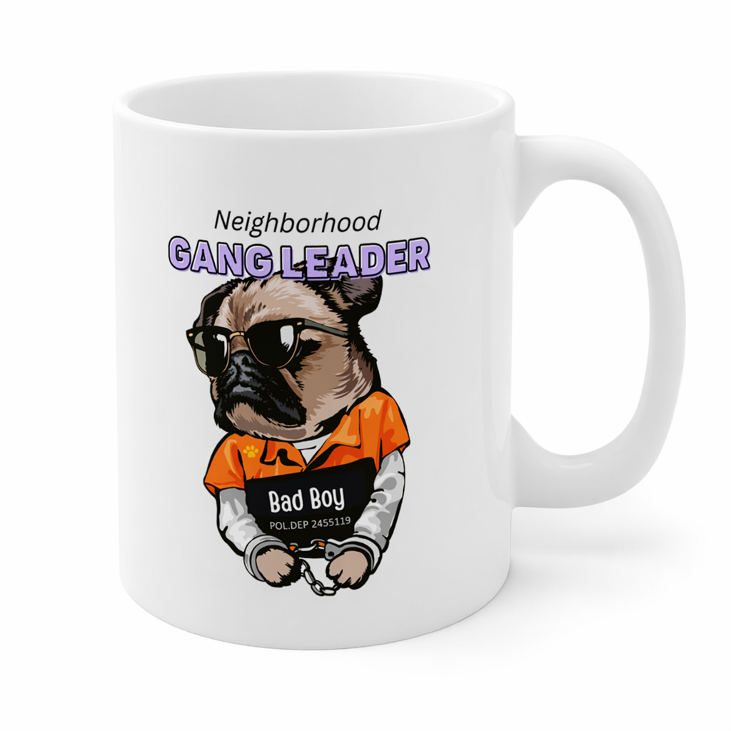 Neighborhood Pug Boss Coffee Cup Default