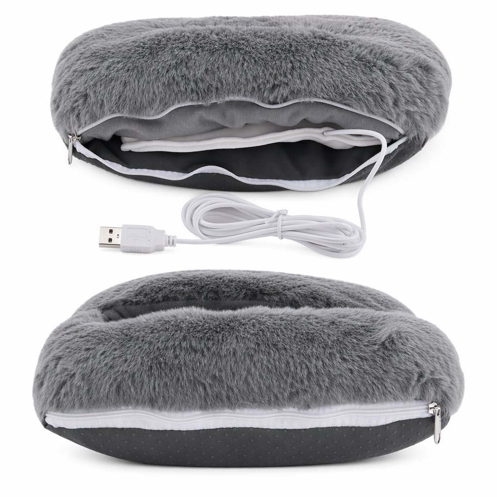 Winter USB Foot Warmer with Adorable Cat Design Default