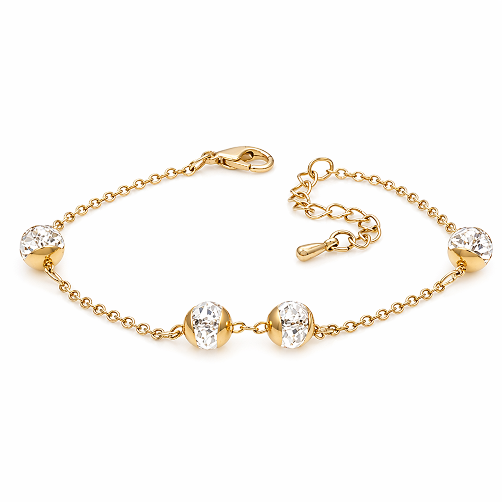 14K Gold Plated Madison Chain Bracelet Gold