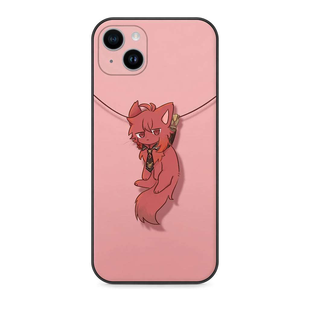 Cat Ear Genshin Impact Phone Cases Diluc