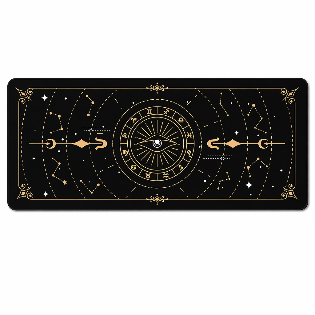 Stars Keyboard Mat - Colorful, Durable A