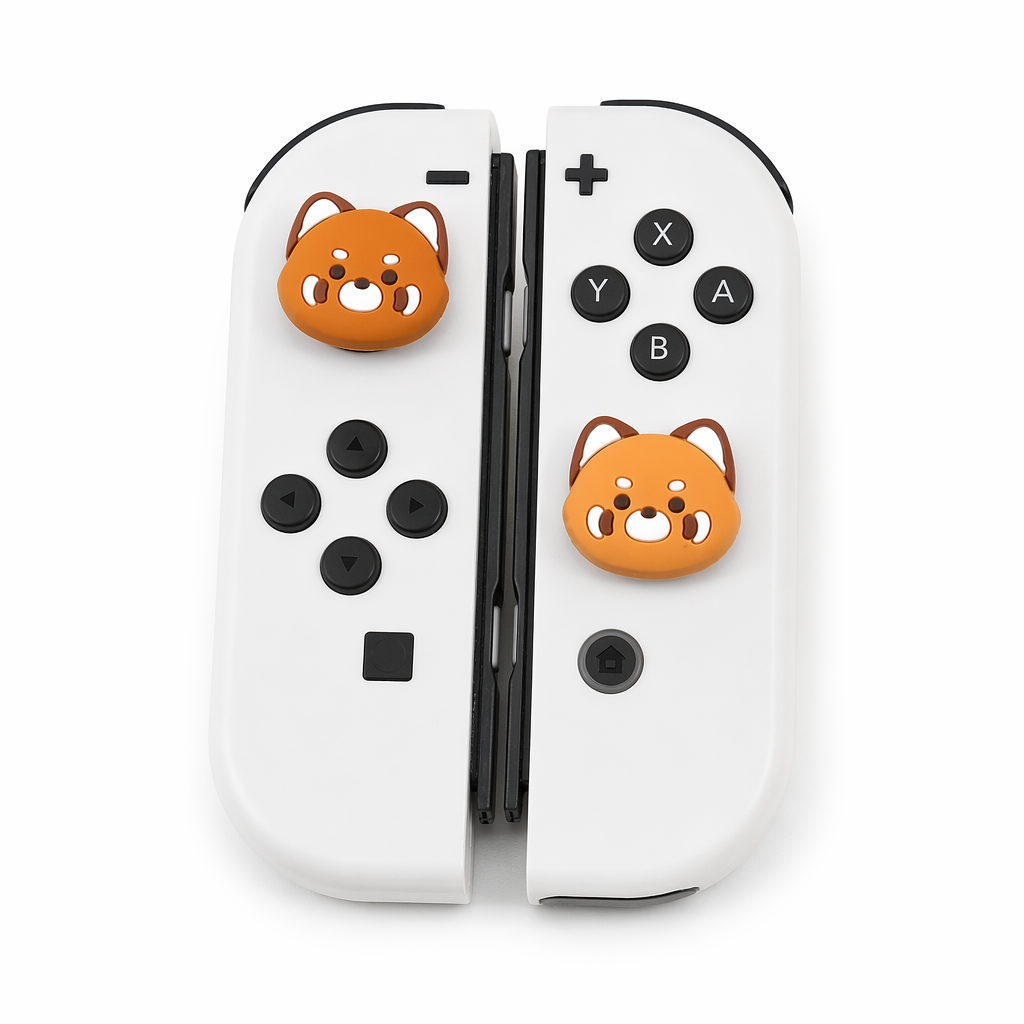 Cute Red Panda Joystick Caps for Switch Default