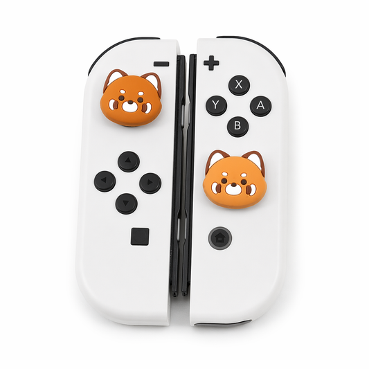 Cute Red Panda Joystick Caps for Switch Default