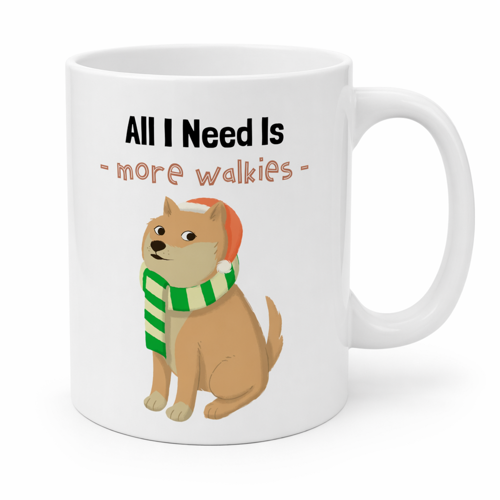 More Walkies Shiba Dog Mug: Embrace the Paw-some Journey! Default