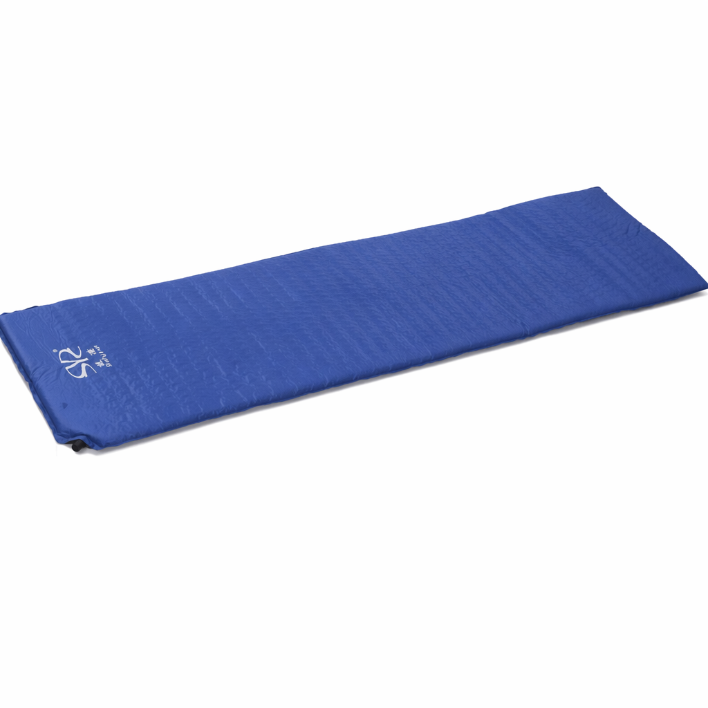 Compact Inflatable Sleeping Pad for Portable Comfortable Rest Blue