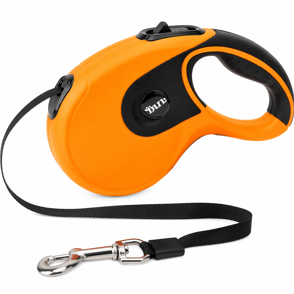 Retractable Leash for Dogs - Say Goodbye to Tangles! Orange