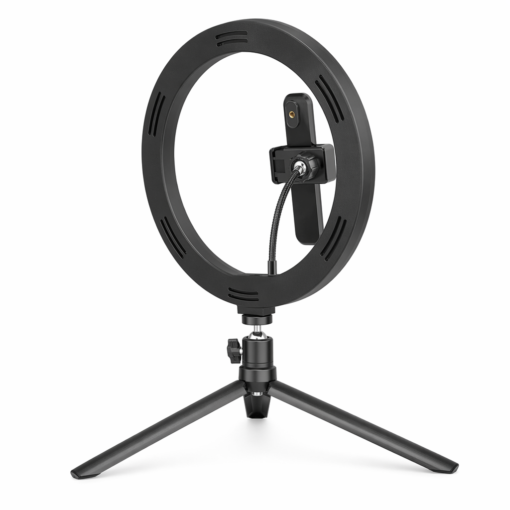 Enhanced LED Ring Light with Adjustable Stand Default
