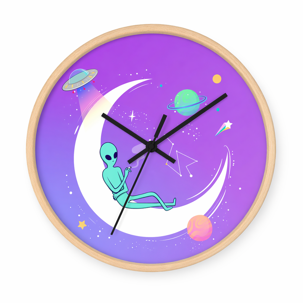 Chilltime Extraterrestrial Wall Clock Default