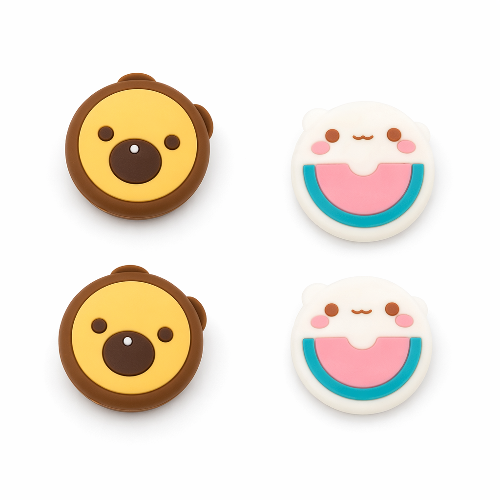 Cute Animal Switch Thumb Grips Set C