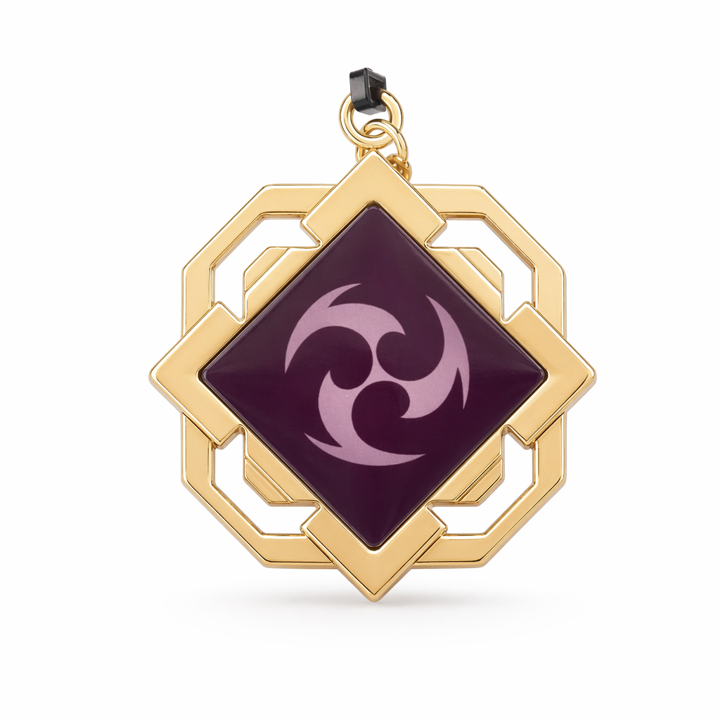 Liyue Vision Key Chain: Genshin Impact Electro