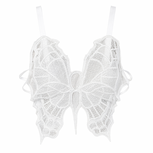 Fluttery Butterfly Lace Corset Camis Default