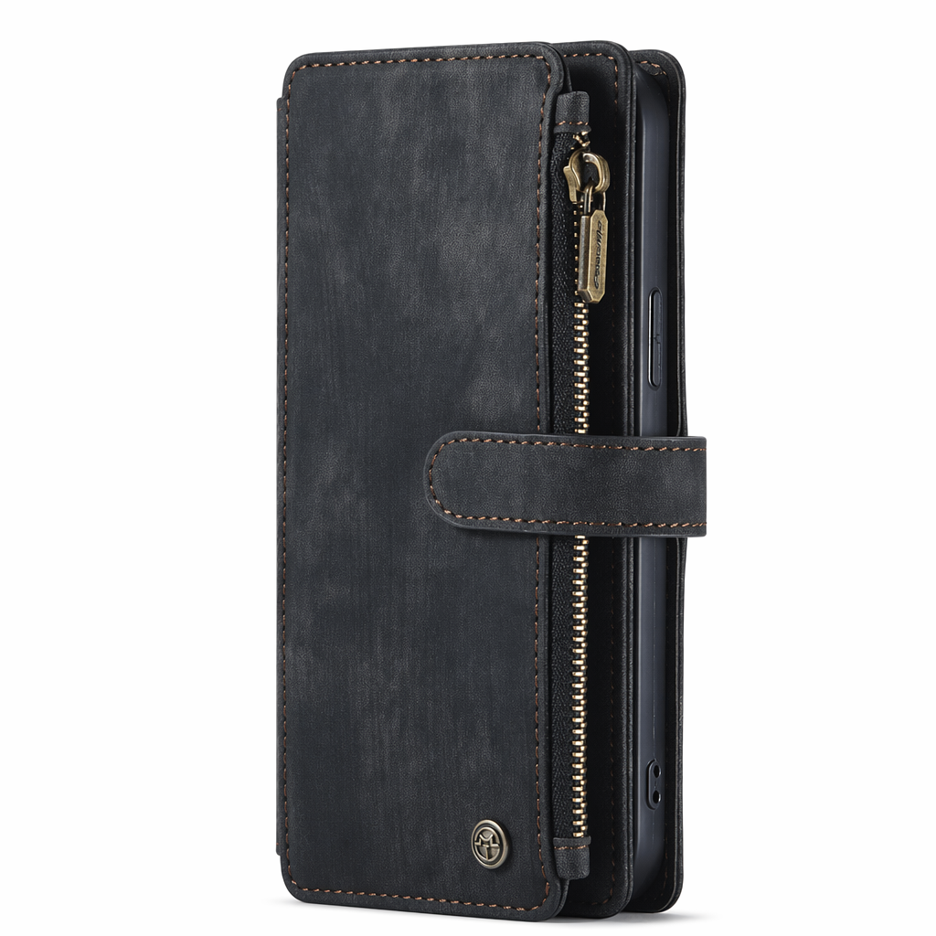 iPhone Premium Wallet Case Black