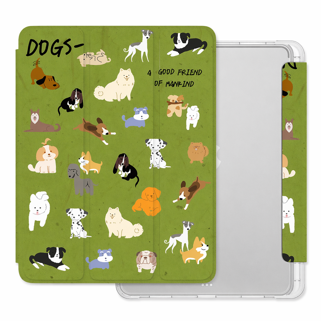 Cartoon Animal Smart Folio Cases for iPad B