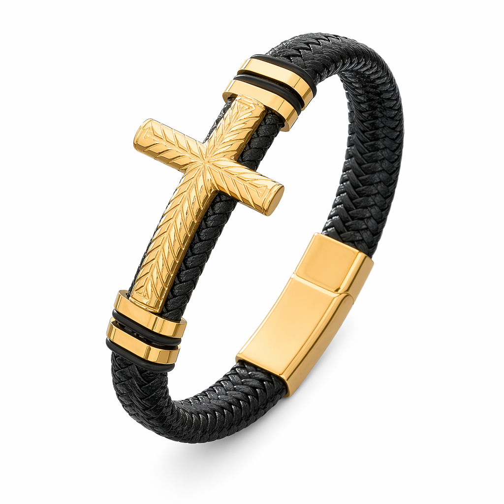 Braided Charm Bracelet Made from Vegan Leather 27