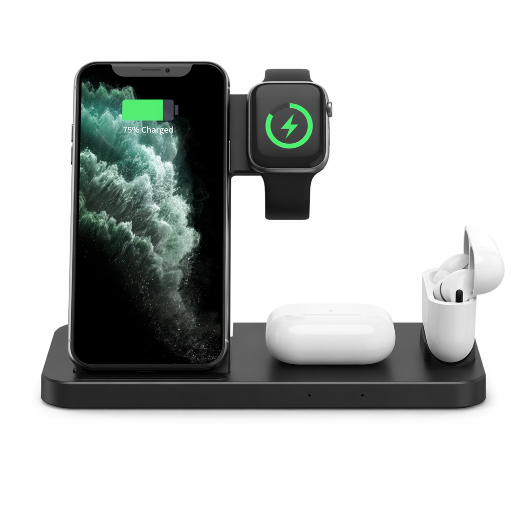 Wireless Charging Station for iPhone and Samsung Devices Default