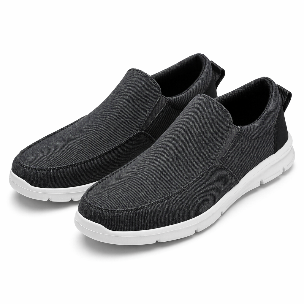 Breathable Men's Walking Shoes Black