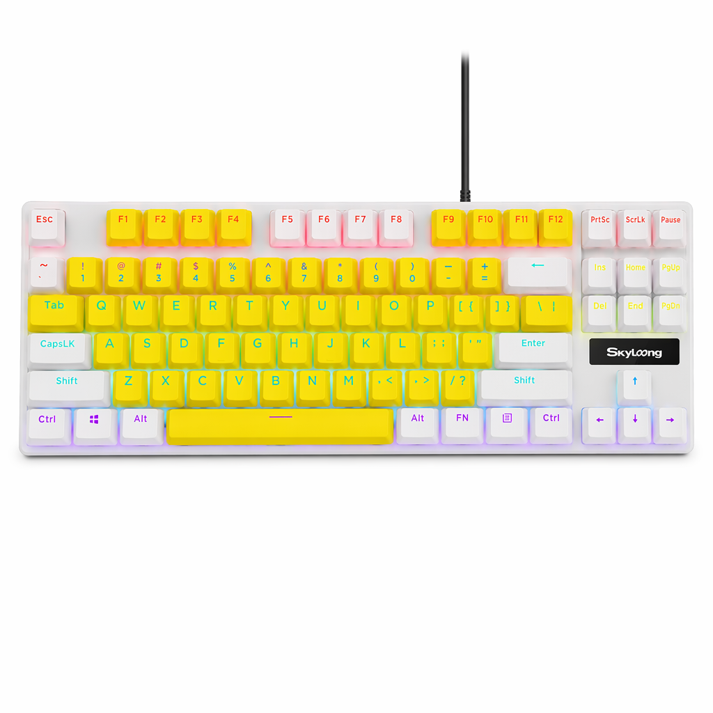 ChromaShine USB Wired Gaming Keyboard Yellow