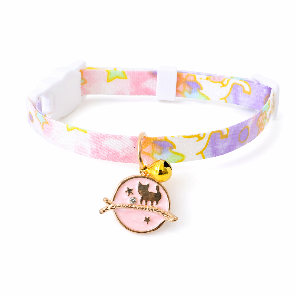 Cute Cat Collars with Astronomy Designs D
