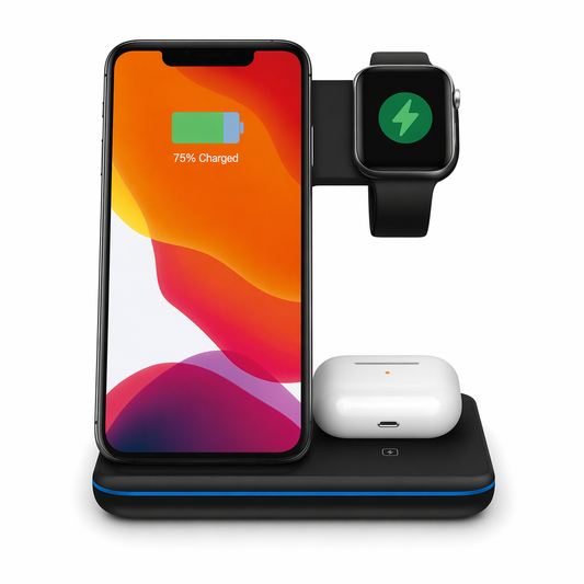 15W Fast Wireless Charging Station for Mobile Phones - The Ultimate Ninja Power Charger Default