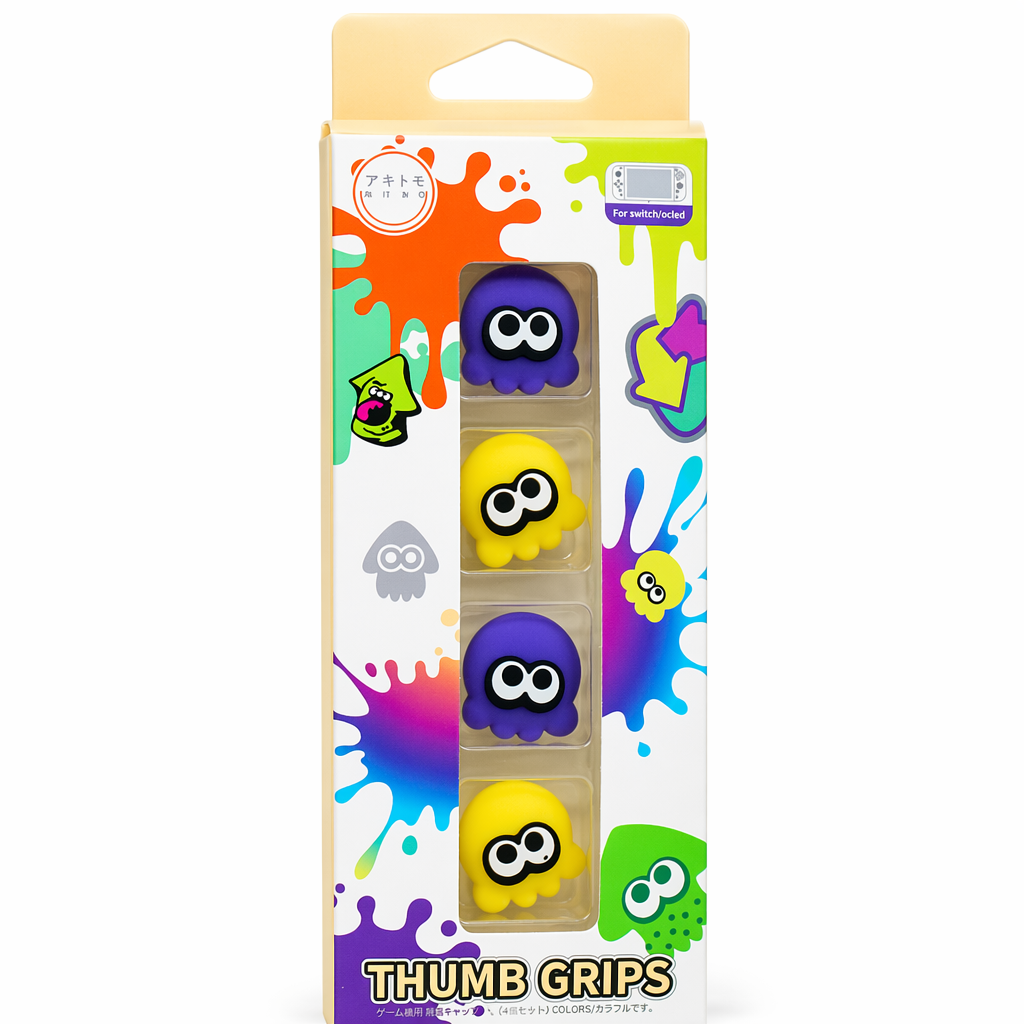 Cute Squid Switch Thumb Grips for Gaming A