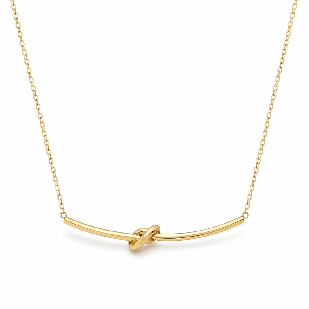 Knot Tying Necklace for Women Default