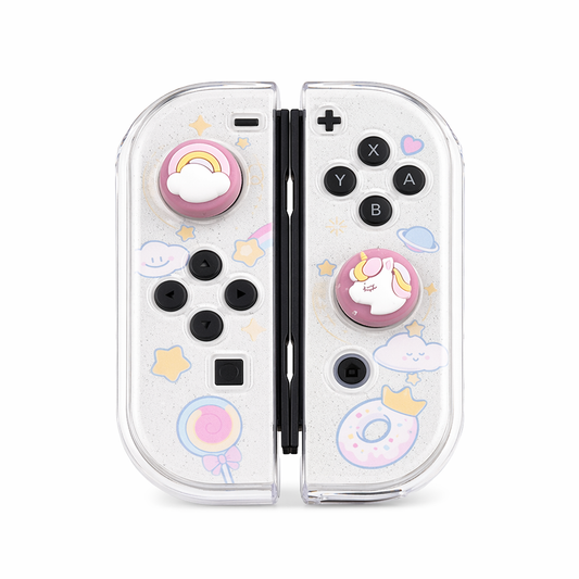 Pink Unicorn Switch OLED Thumb Grips Default