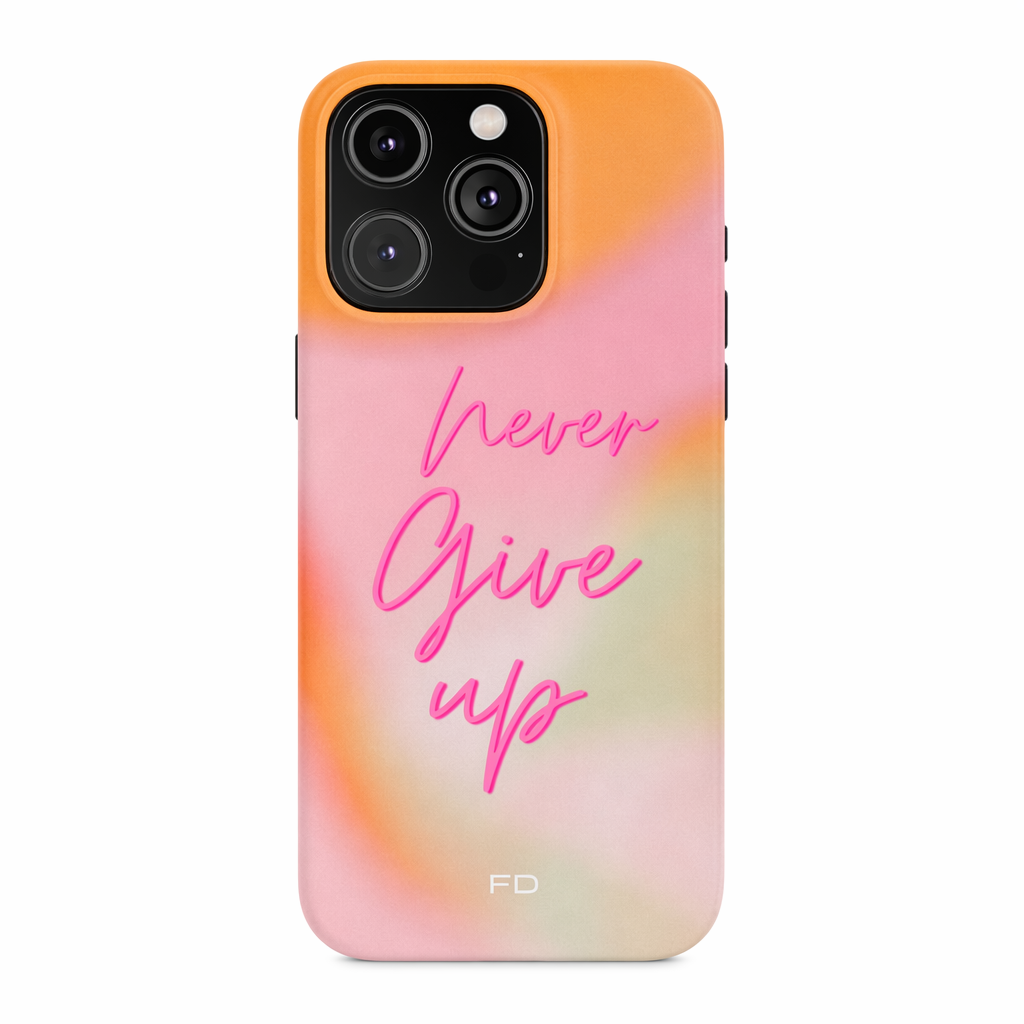 Slim iPhone Case featuring an Inspirational "Perseverance" Quote Default