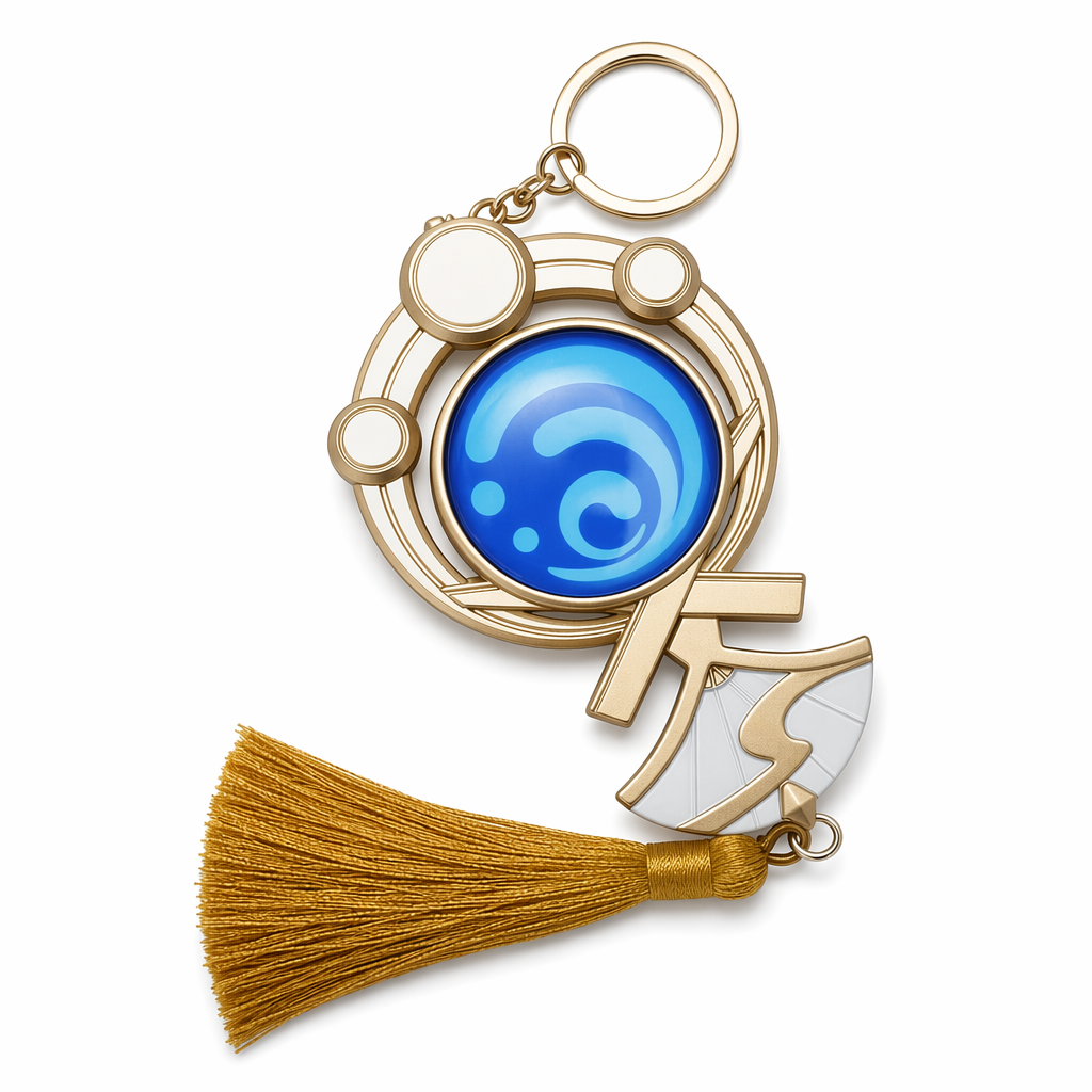 Genshin Impact Ayato Vision Keychain Default