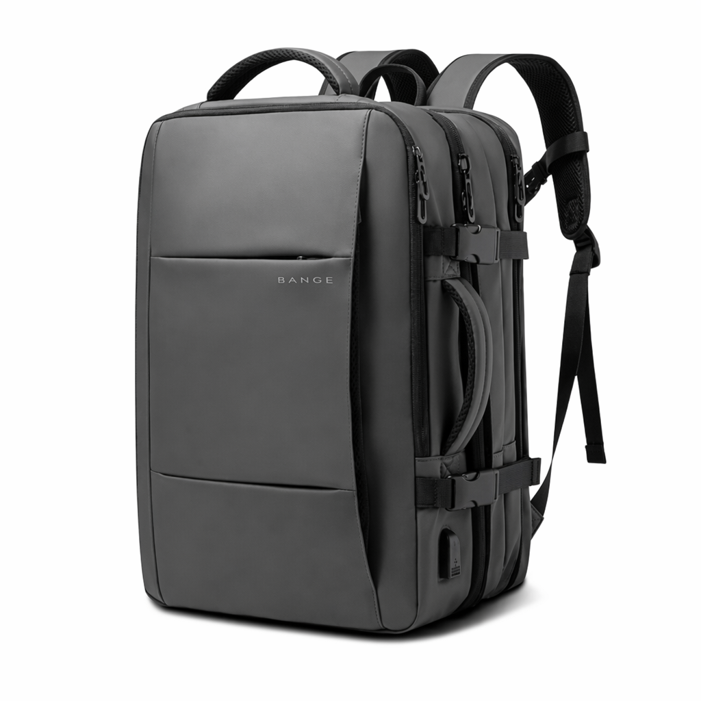 High Quality Waterproof Multilayer Backpack - 37L Capacity with Adjustable Fit Gray