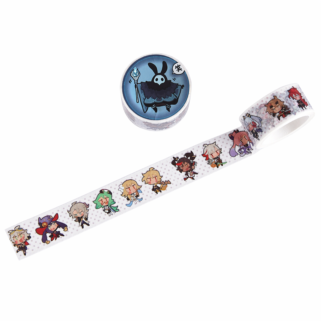 Genshin Impact Character Washi Tape Collection J