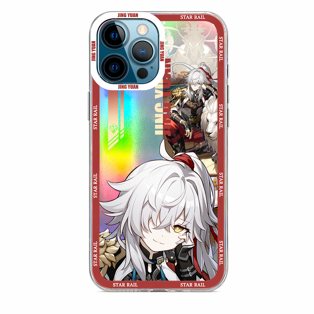 Holographic Honkai Star Rail iPhone Cases Jing Yuan