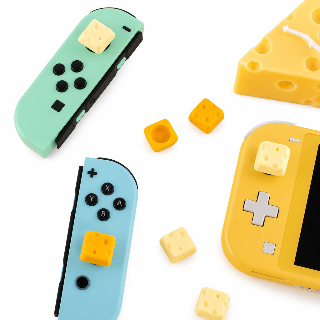 Cheese Switch Thumb Grips: Add Personality! Default