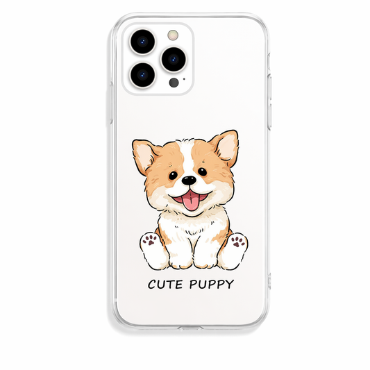Cute Puppy TPU Phone Case A
